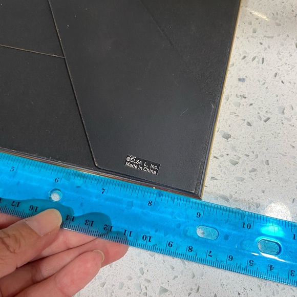 shiny gold brush Picture 9x9 Frames for 3.5x3.5" photo wall/Table Top Holidays 2 - Picture 6 of 13